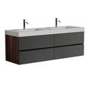 Grace Modern Floating Bathroom Vanity 60" Double Sink