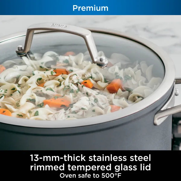 Ninja Neverstick™ Premium 8-Quart Stock Pot with Glass Lid