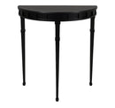 Halfmoon Console Table Black