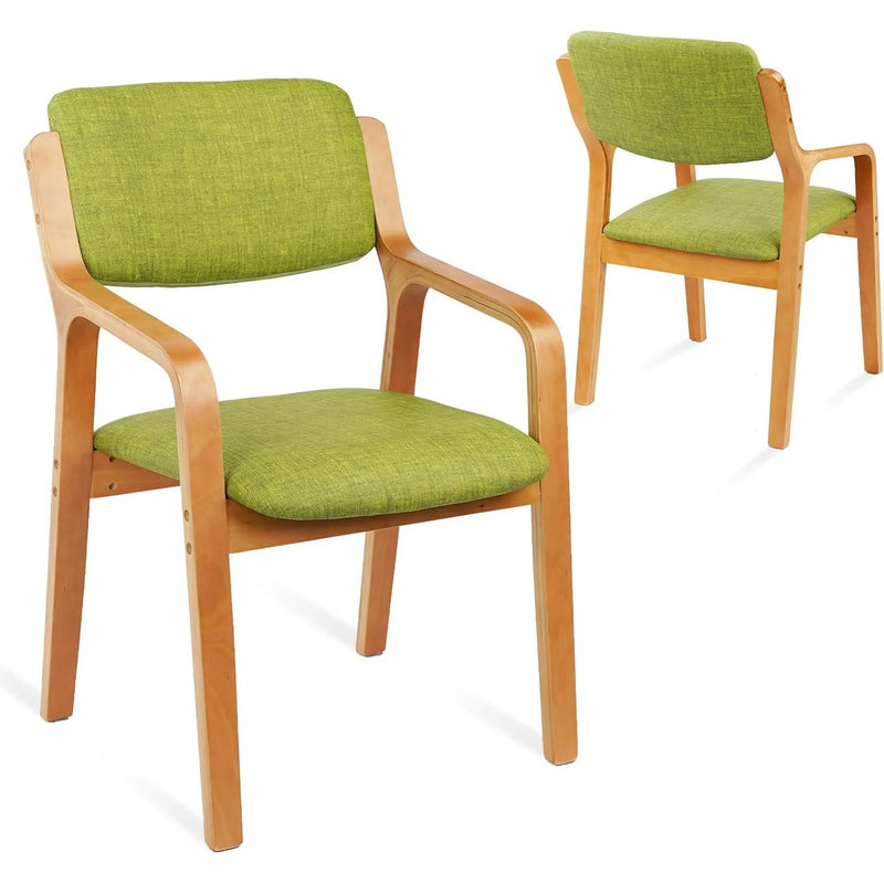 CLATINA Wooden Dining Chairs Set of 2