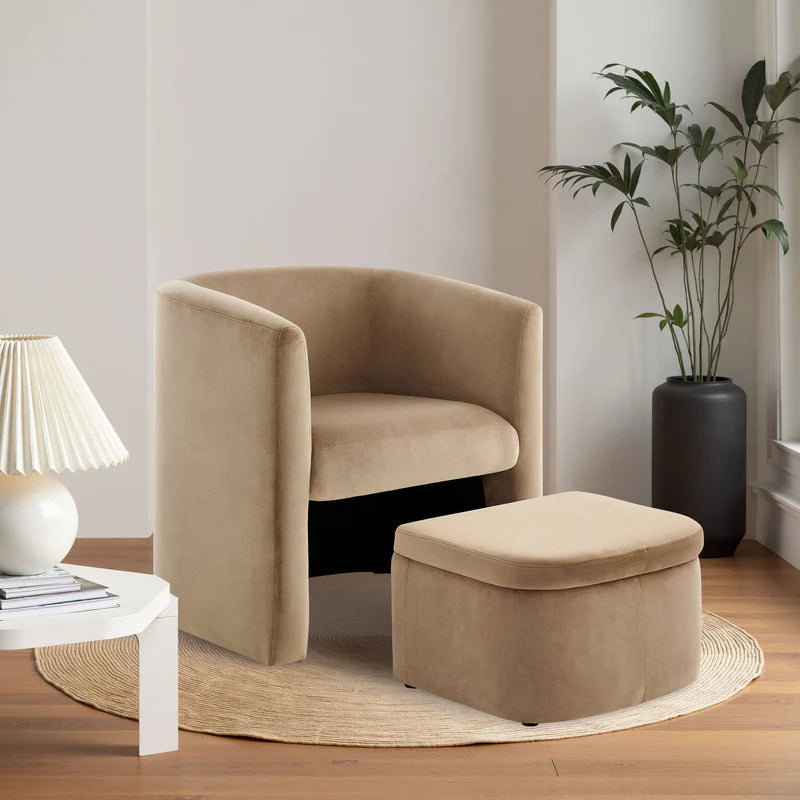 COLAMY NUIA Contemporary Minimalist Accent Chair