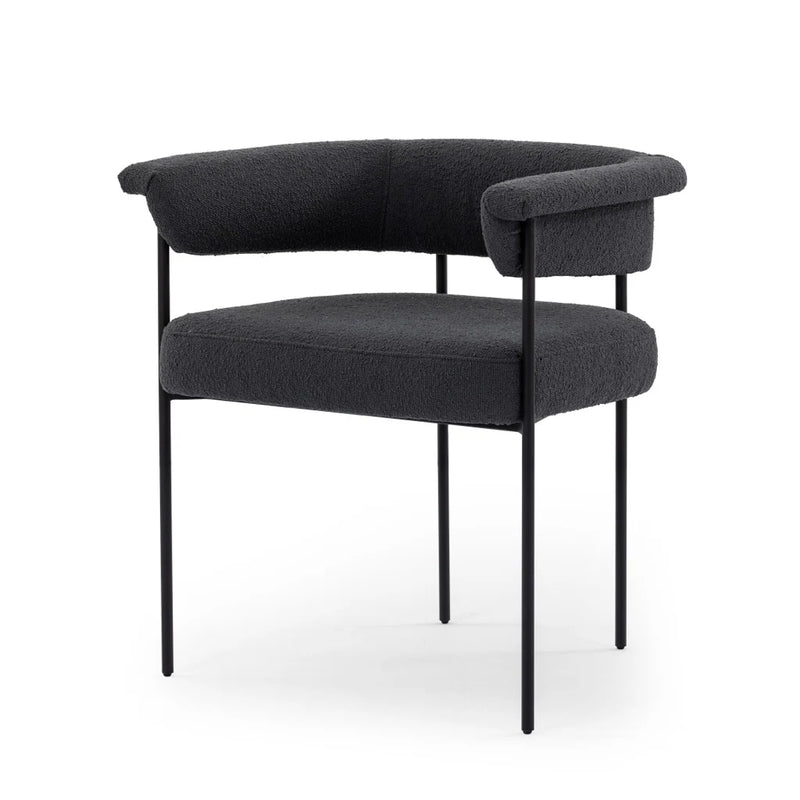 Four Hands Carrie Dining Chair - Boucle Slate