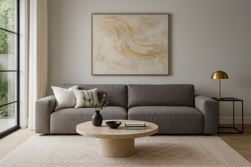 Four Hands Fenton Sofa Montford Onyx