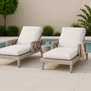 Palecek Boca Outdoor Chaise Lounge