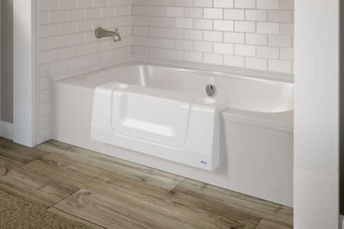 Cleancut Wide White Convertible Bathtub Conversion Kit
