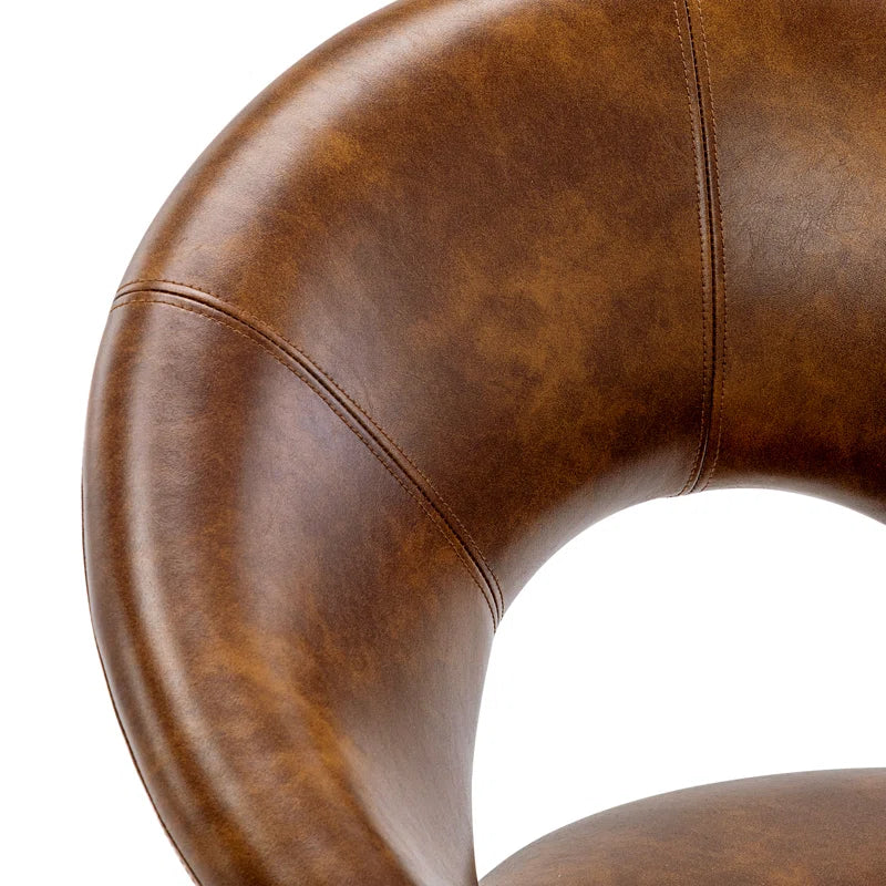 Coomer Faux Leather Accent Chair by Corrigan Studio