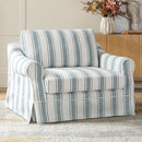 Estevan Farmhouse Slipcovered Chair by Lark Manor