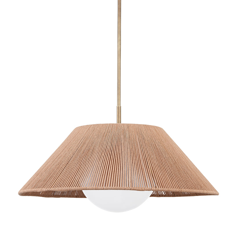 Lisbon 29" Pendant by Troy Lighting -Patina Brass