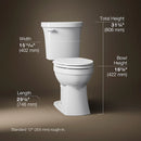 Kohler Maxton The Complete Solution Two-Piece Elongated Toilet