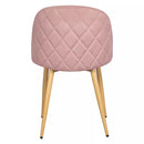 Willa Arlo Interiors Velvet Rose Upholstered Modern Dining Chairs, Set of 2