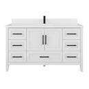 Art Bathe Houston 60" Bathroom Vanity in White Quartz Top