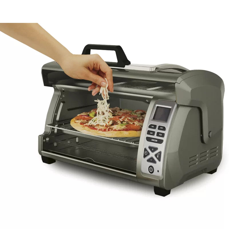 Hamilton Beach 1400-Watt 6-Slice Silver Toaster Oven