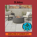 Aegean Round Propane or Natural Gas Fire Pit Table