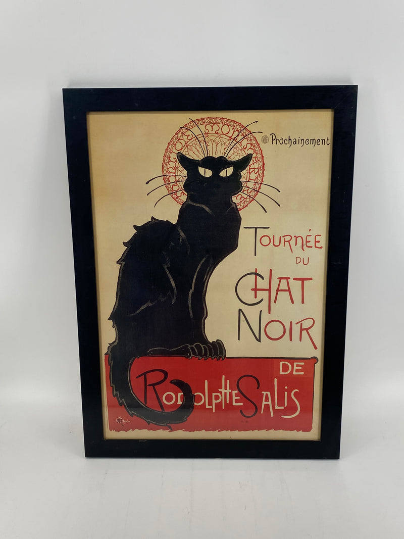 Steinlen Le Chat Noir Framed Print Black Cat Paris Poster 1896 Cabaret