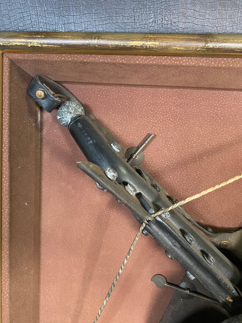 Large Framed Crossbow & Bolts Decor