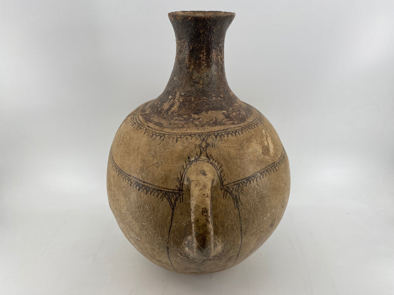 Large Brown Ceramic Vase by Olivia Williams Interior Design