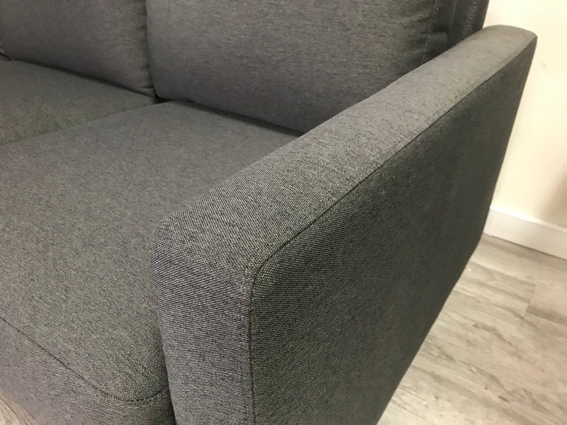Charcoal Gray 79" Three Seater Sofa