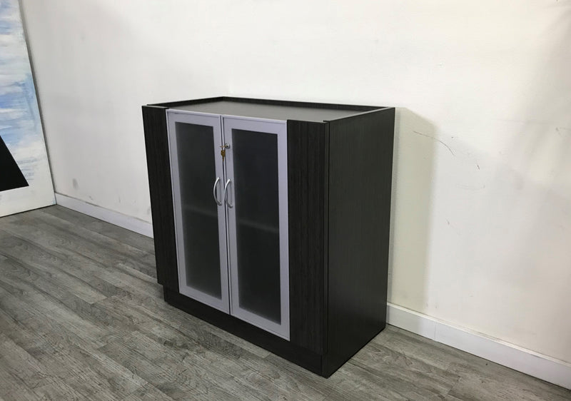 Global Furniture Plexiglass Door Storage Cabinet with Keys