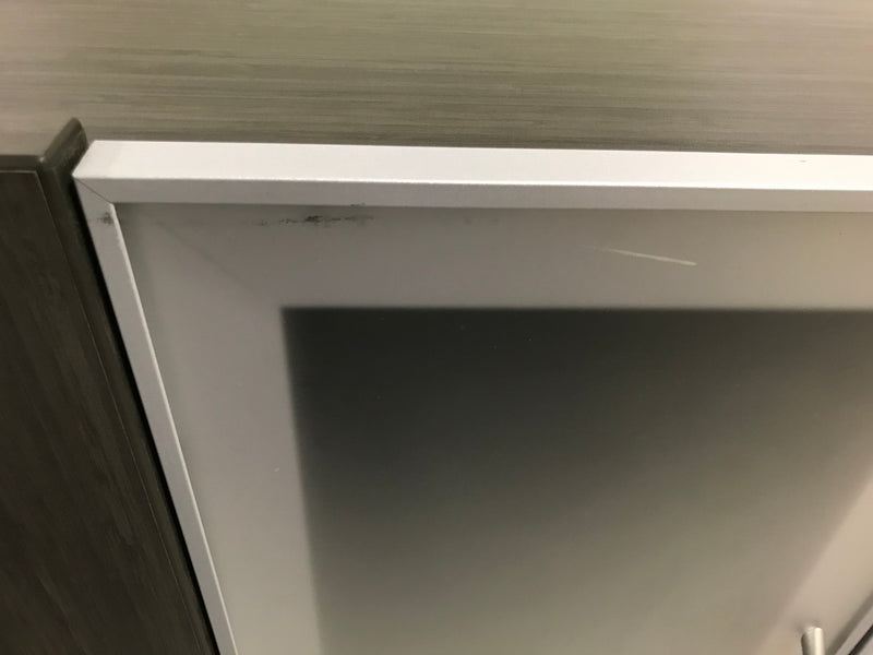 Global Furniture Plexiglass Door Storage Cabinet with Keys