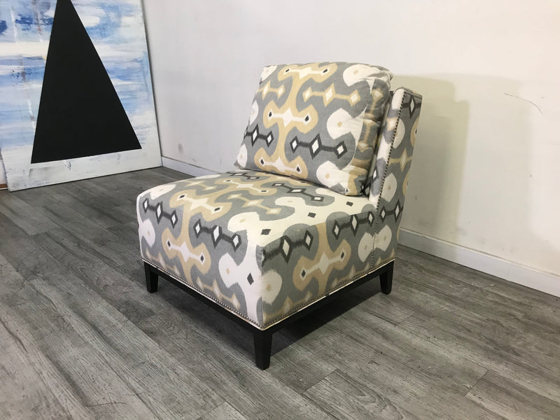 Accent Chair in Pattern Fabric