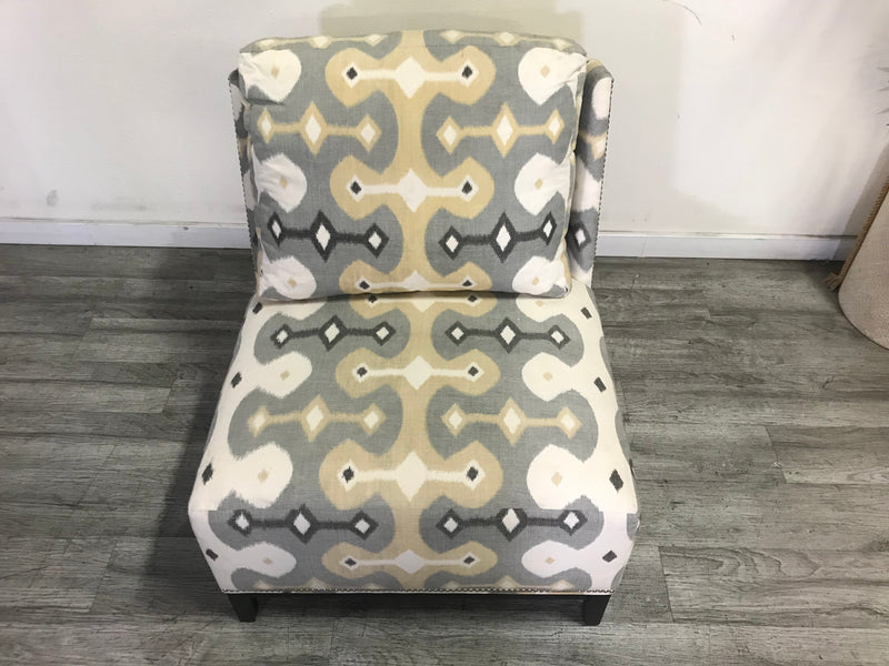 Accent Chair in Pattern Fabric