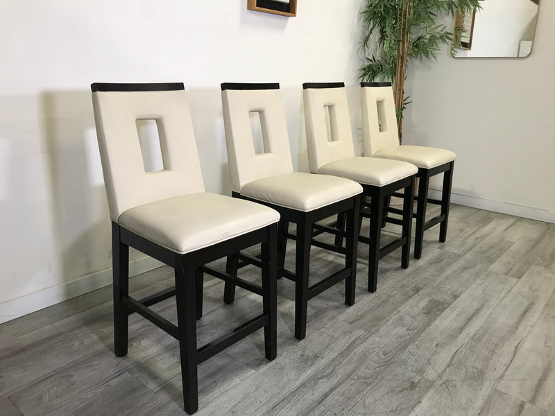 Faux Leather Dining Chairs (Set of 4)