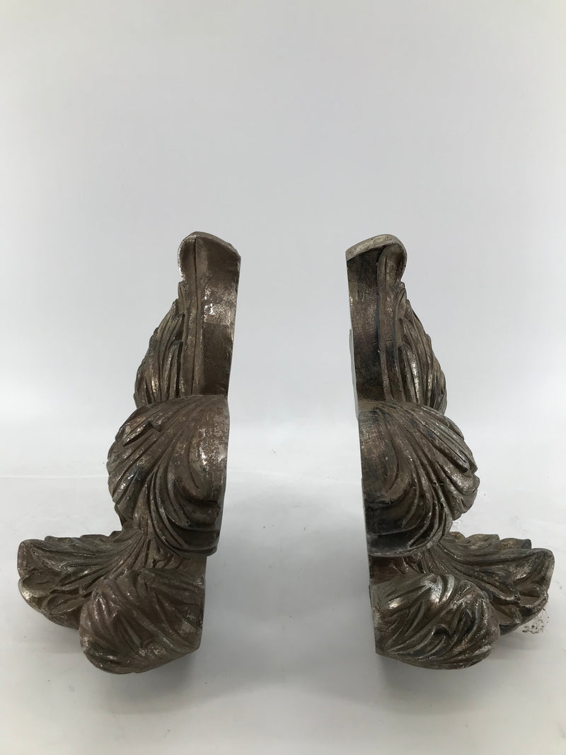 Concrete Wall Plaque in Bronze (set of two)