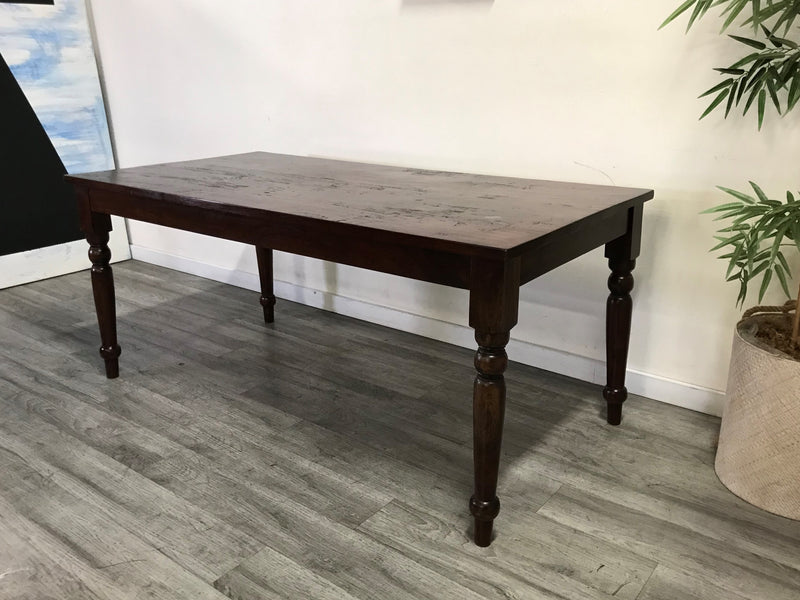 Farmhouse Solid Wood Rustic Dining Table