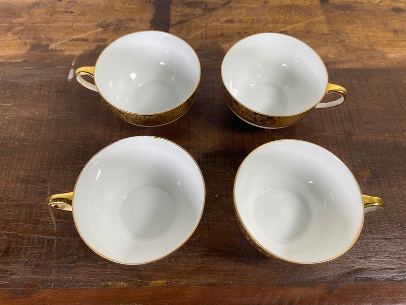 Hutschenreuther Bavaria Superior Warranted 18k China 9-Pieces (Incomplete Set)