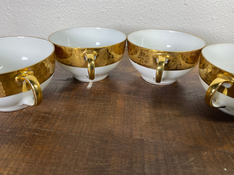 Hutschenreuther Bavaria Superior Warranted 18k China 9-Pieces (Incomplete Set)