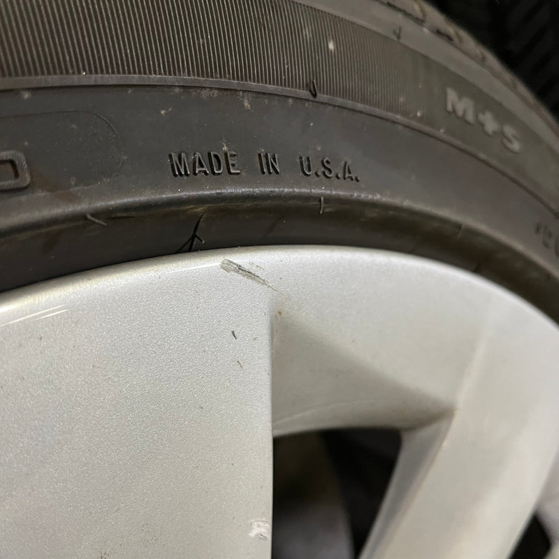 19x8 Tesla Model S Silver Wheel Rim with Good Year Tires