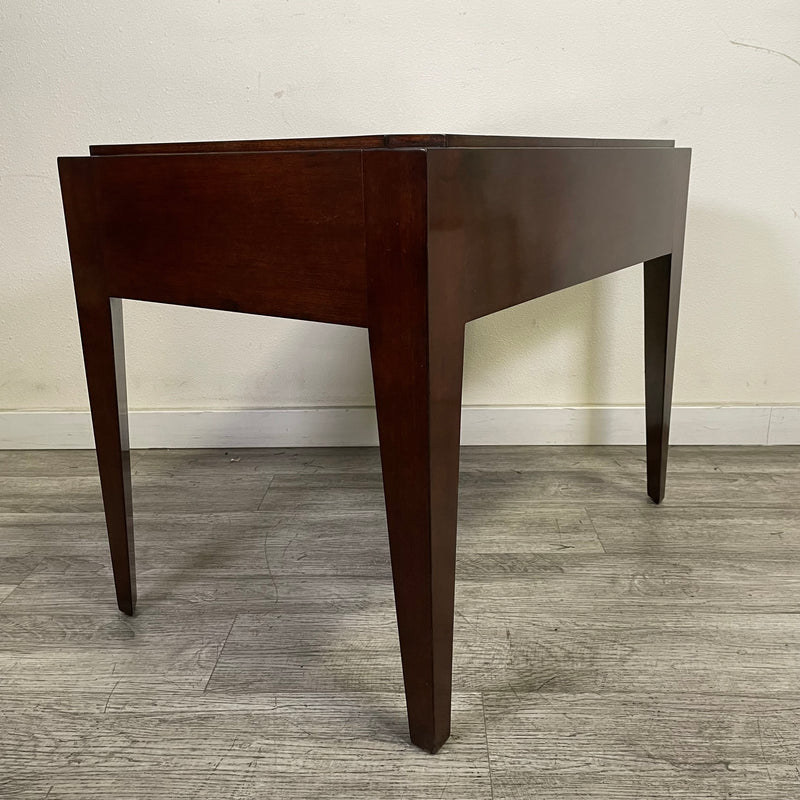 Vintage Charm Extendable Side Table with Drawer