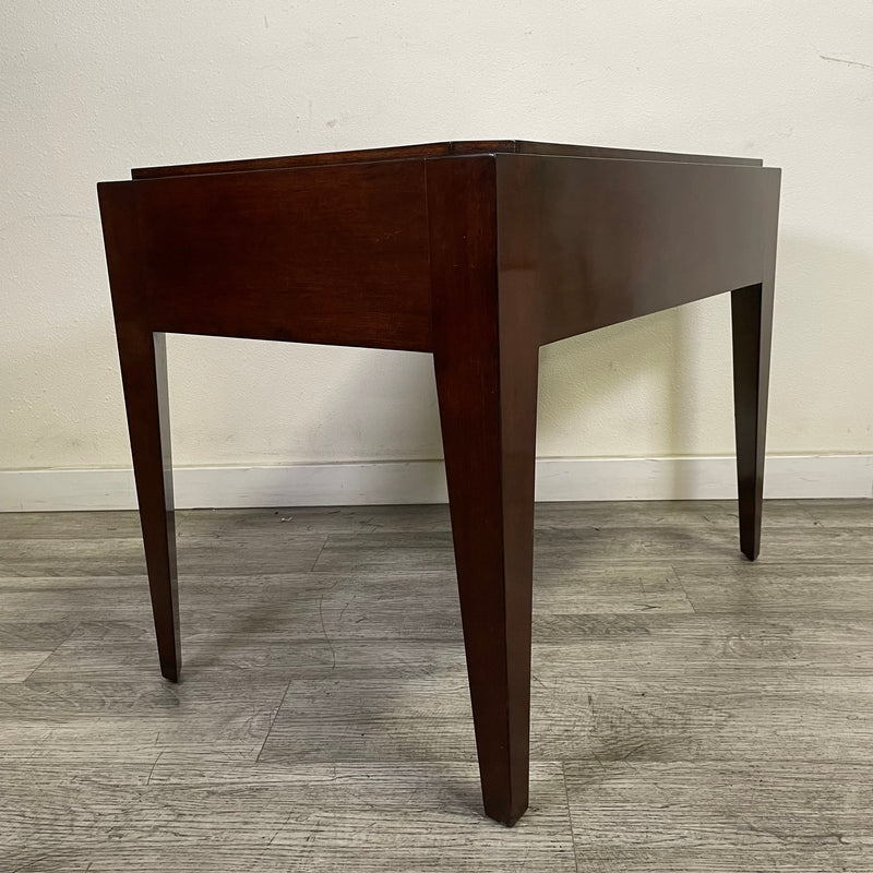 Vintage Charm Extendable Side Table with Drawer