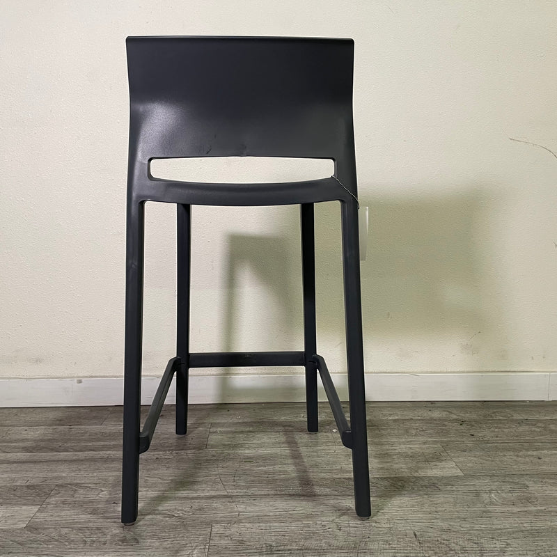 Gaber Bakhita High Stool with footrest by Eurolinea