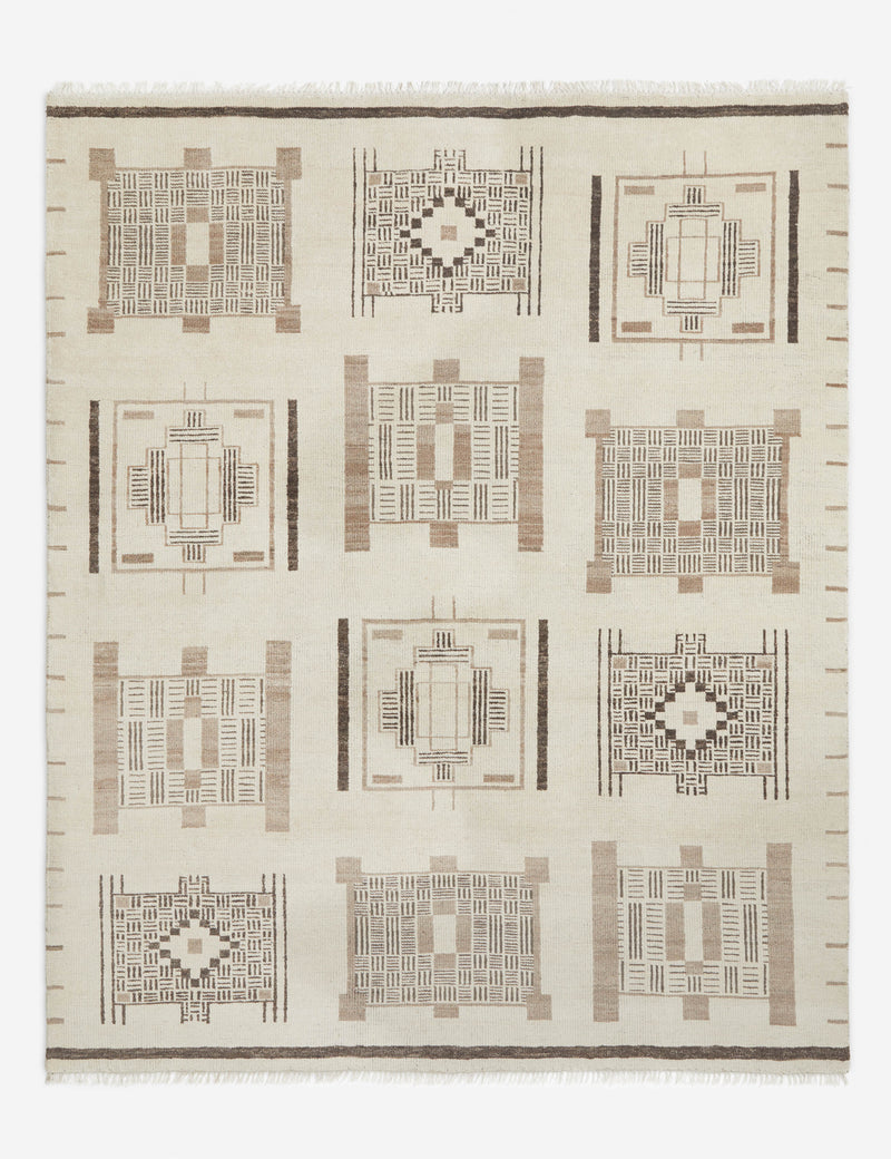 Lulu and Georgia 10'x14' Karcal Hand-Knotted Wool Rug