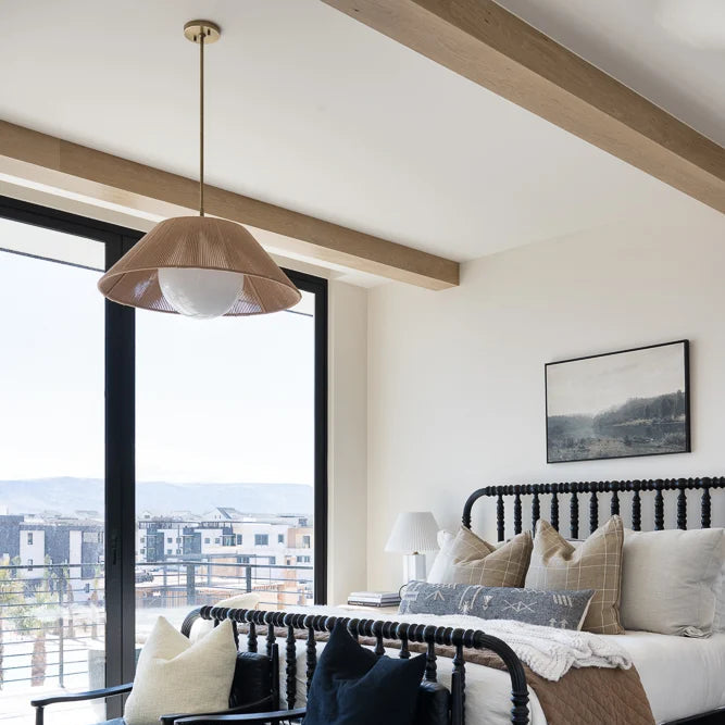 Lisbon 29" Pendant by Troy Lighting -Patina Brass