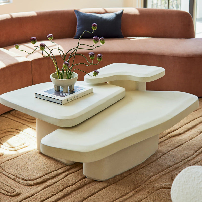 Lulu and Georgia Maro Indoor / Outdoor Nesting Coffee Table - Med
