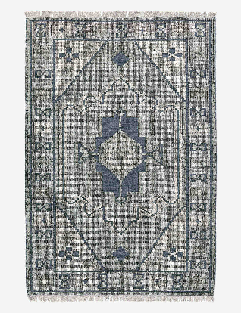 Lulu and Georgia 2' x 3' Cielo Handwoven Wool Rug