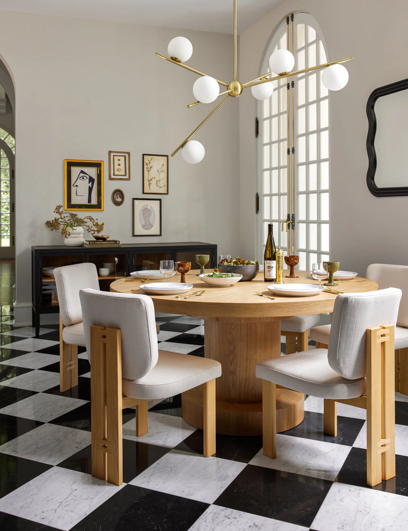 Karine Round Dining Table By Lulu And Georgia