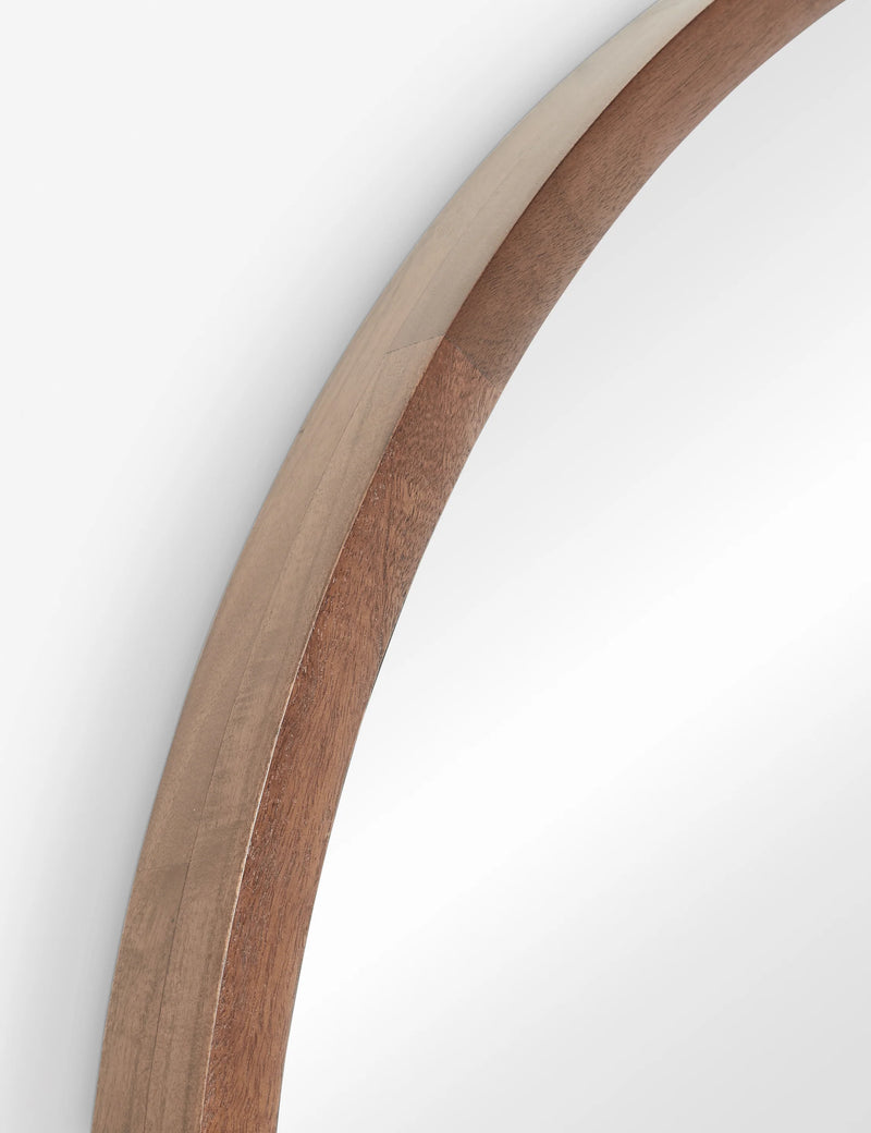 Lulu and Georgia Idris Full Length Wooden Arched Mirror