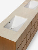 Lulu and Georgia Sarah Sherman Samuel Lee Bath Double Sink Vanity 72"