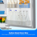 Midea 18.7 cu. ft. Garage Ready Bottom-Freezer Refrigerator (Stainless Steel)