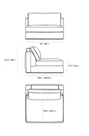 Rove Concepts Milo 1 Seater Armless