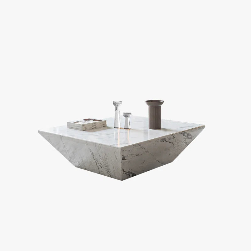 Povision Modern White Coffee Table