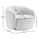 Joss & Main Munehito Upholstered Swivel Barrel Chair