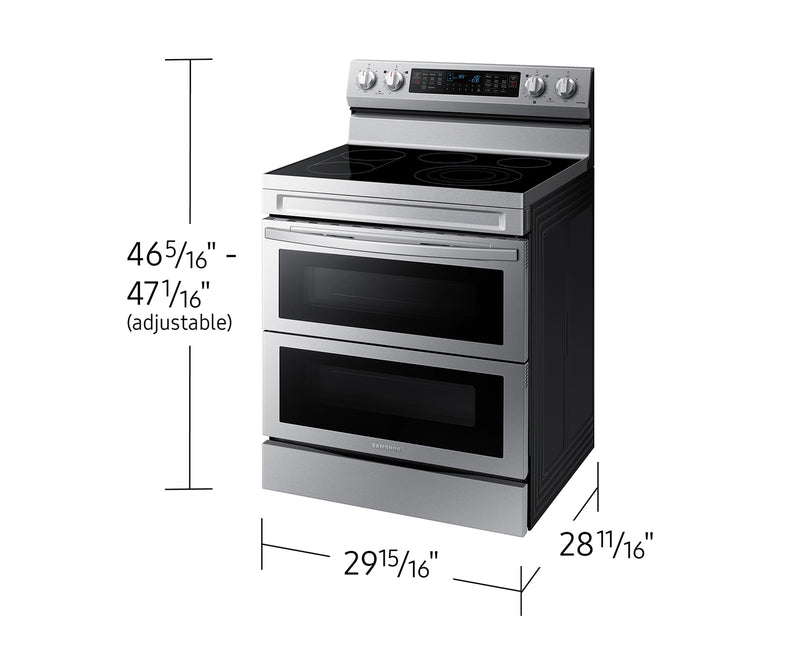 Samsung 6.3 cu. ft. Smart Freestanding Electric Range with Flex Duo