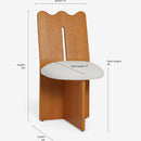 Lulu and Georgia Ripple Dining Chair by Sarah Sherman Samuel