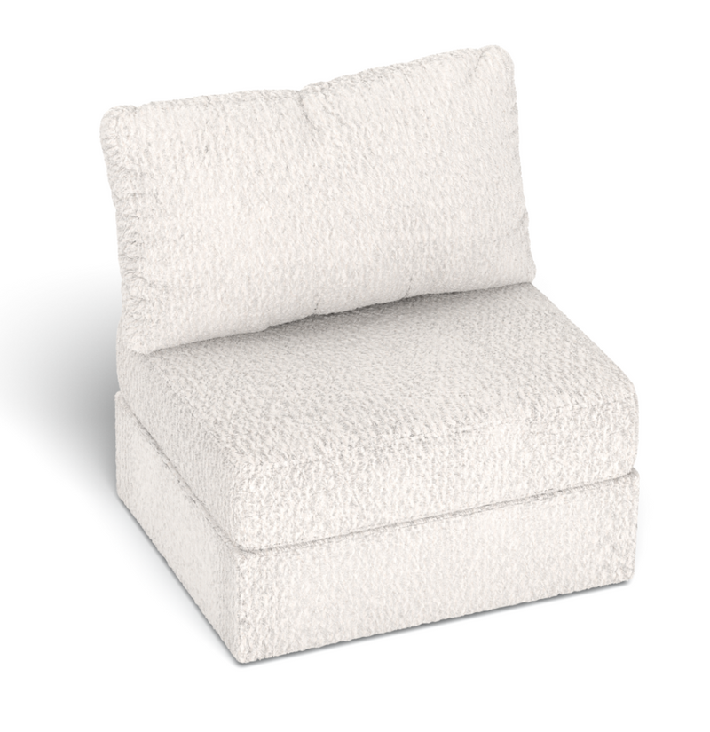 LoveSac Seat Cover Set in Rev. Swiss Diamond / Almond Latticed - Covers Only