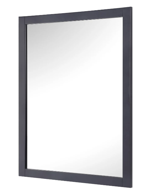 Ove Decors Lakeview Mirror in Dark Charcoal