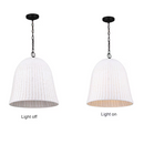 allen + roth Elizabeth Contemporary Bell Hanging Pendant Light